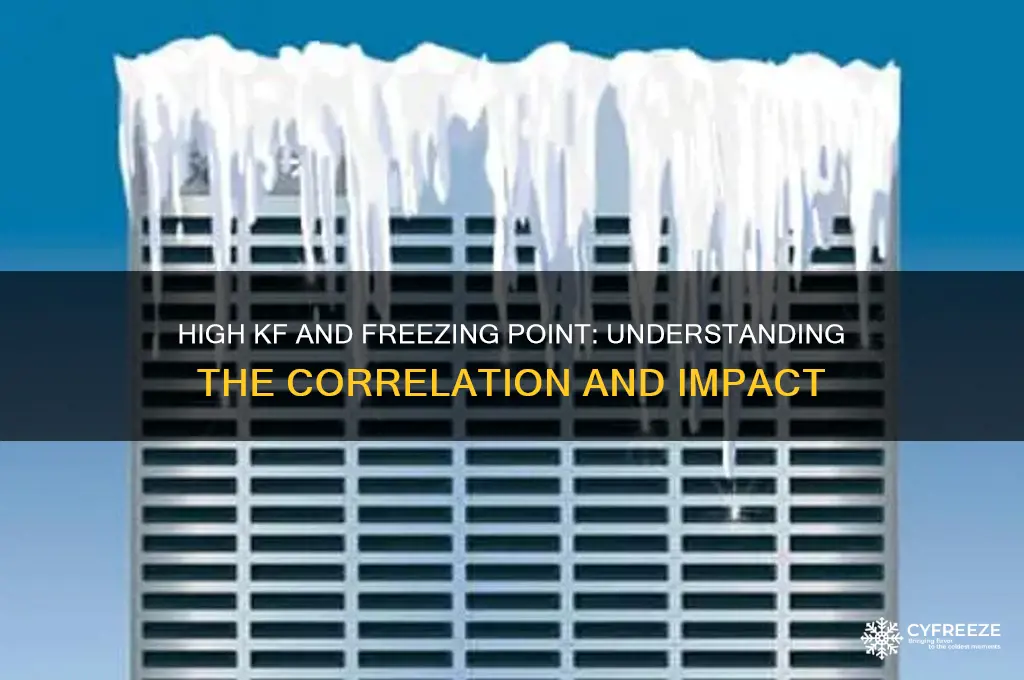 does high kf give high freezing point
