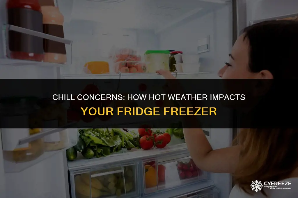 does hot weather affect fridge freezer