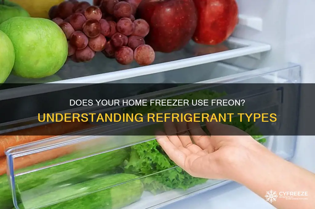 does house freezer use freon