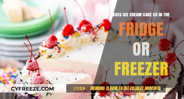 Chill or Freeze? The Optimal Storage for Your Ice Cream Cake