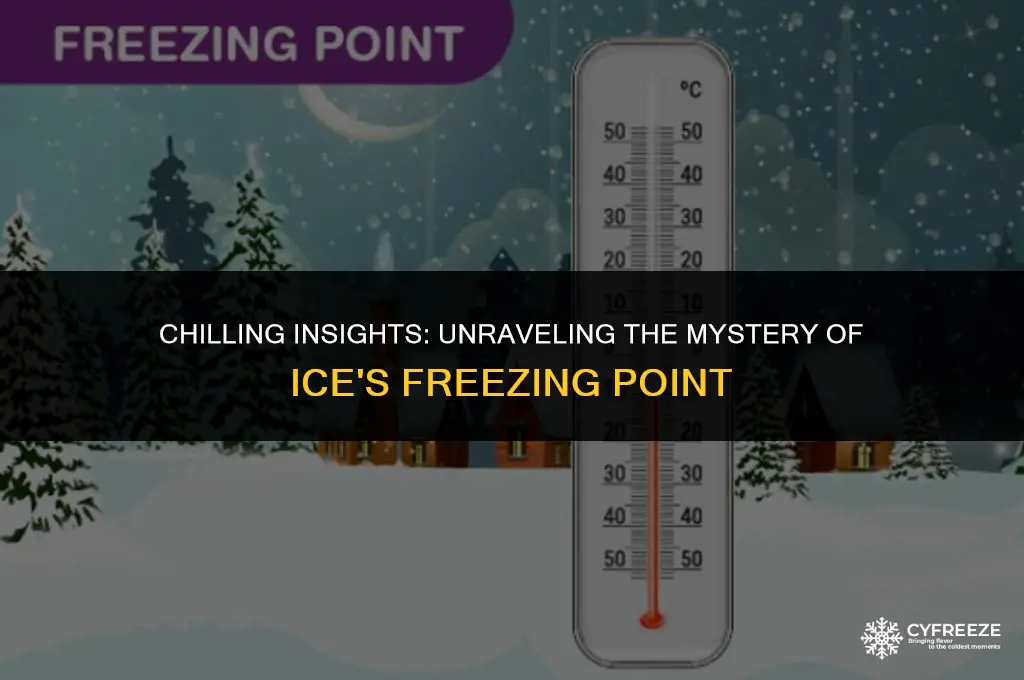 does ice element freeze