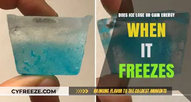 The Energetic Transformation: Ice's Journey from Liquid to Solid