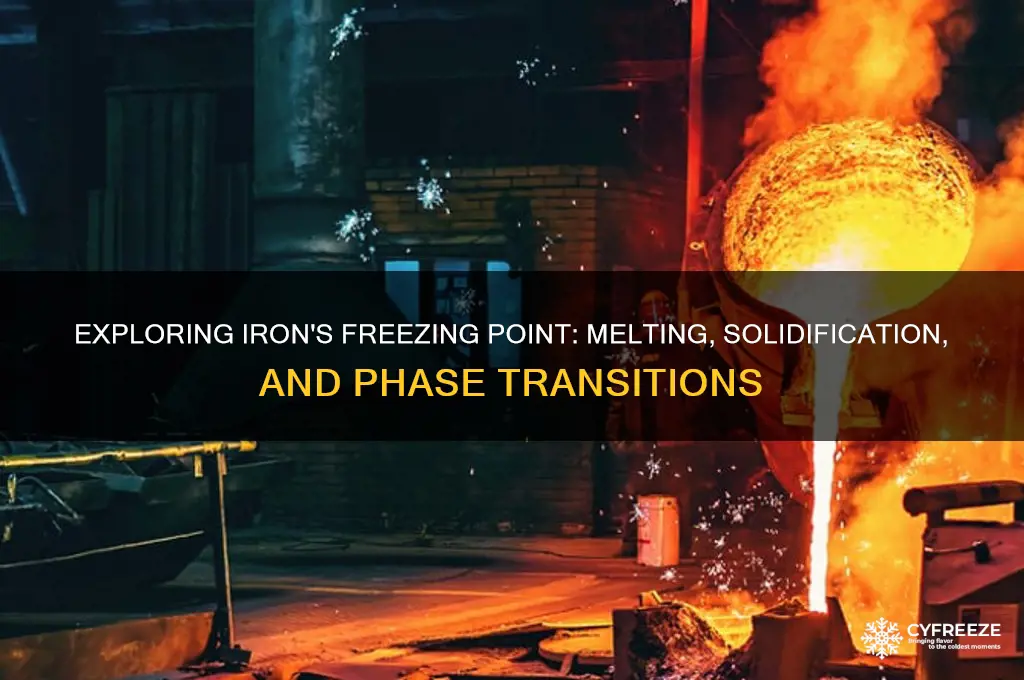 does iron have a freezing point