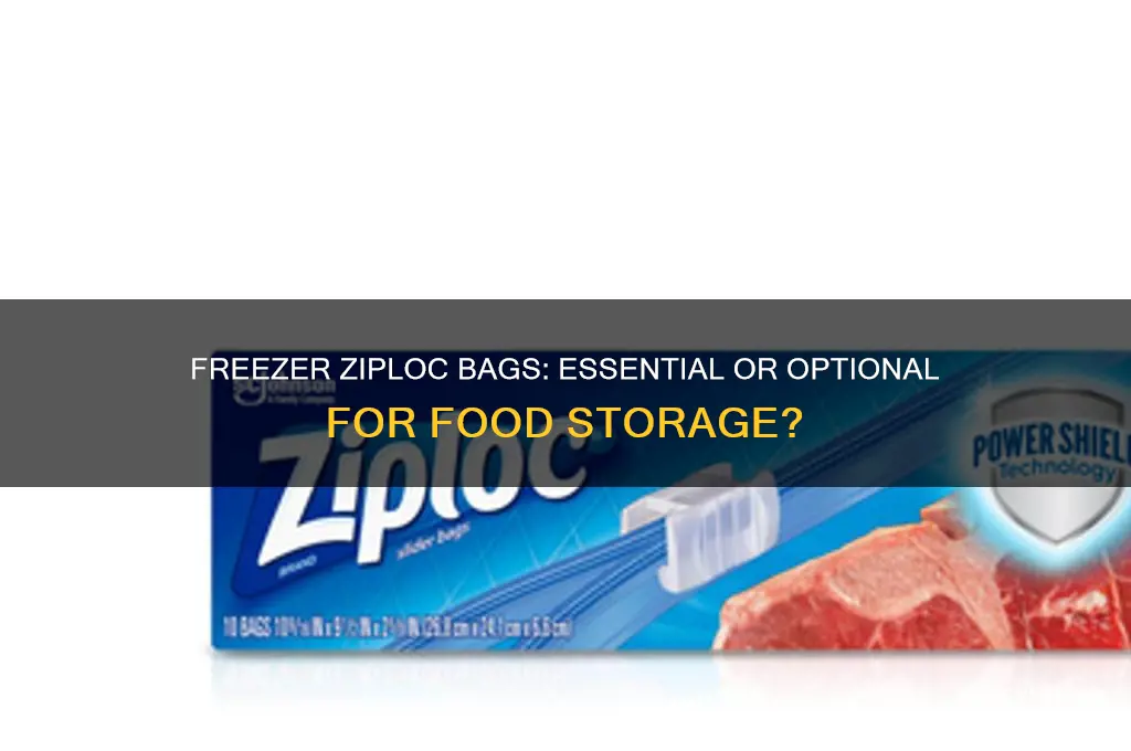 does it matter if i use a freezer ziploc bag