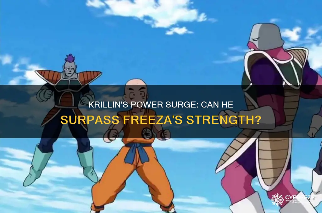 does krillin ever get stronger than freeza