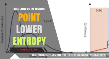 Lowering Freezing Point: Impact on Entropy Explained in Simple Terms