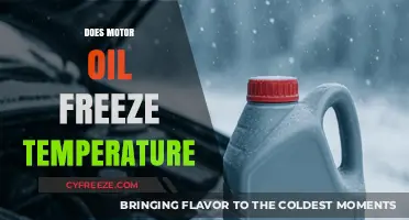 Does Motor Oil Freeze? Understanding Cold Weather Performance