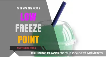 Does MTN Dew Freeze Easily? Exploring Its Low Freeze Point