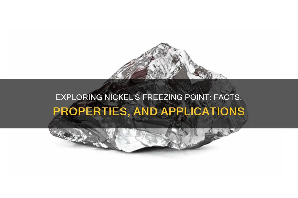 does nickel have a freezing point
