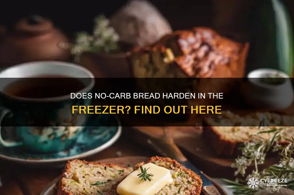 does no carb bread get hard in freezer