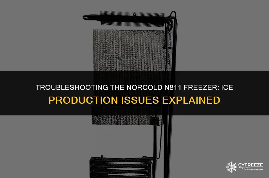 does norcold n811 freezer making ice