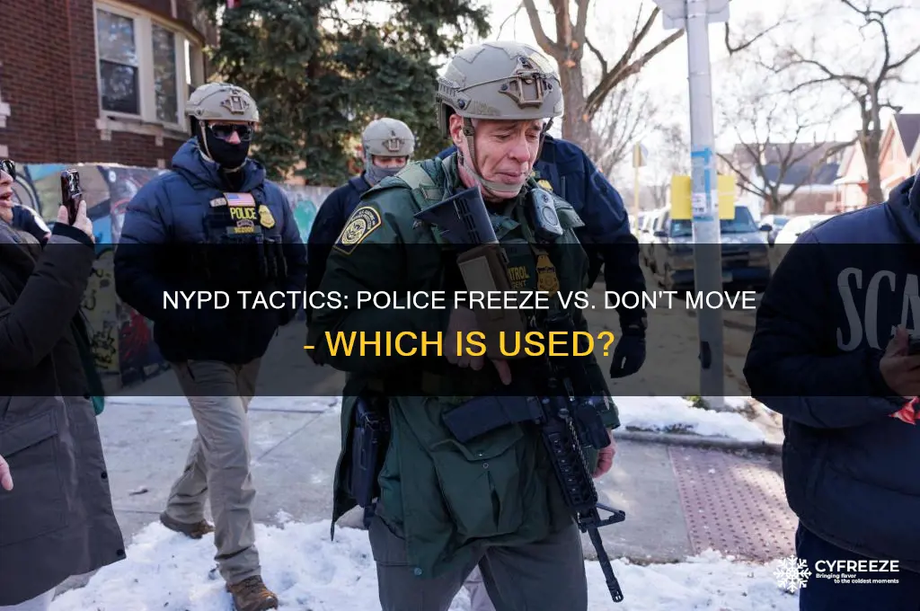 does nydp use police freeze or police don