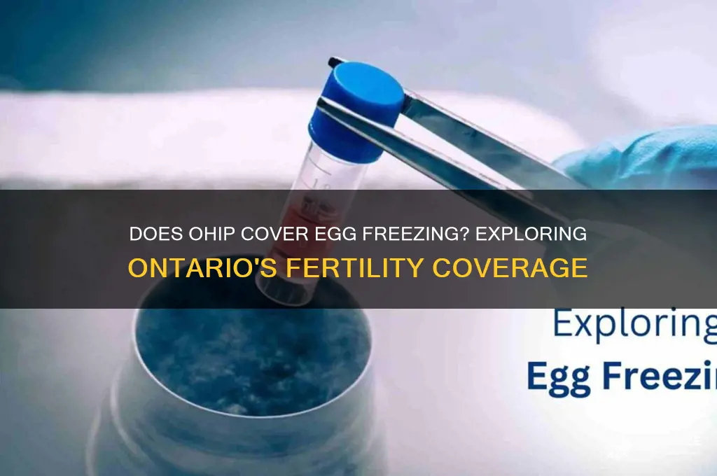 does ohip cover egg freezing