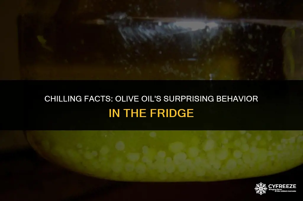does olive oil freeze in fridge