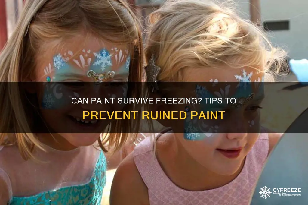 does paint get ruined if it freezes