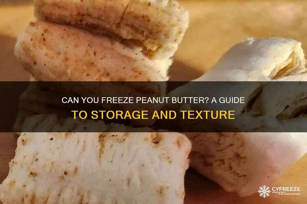 does peanut butter get freeze