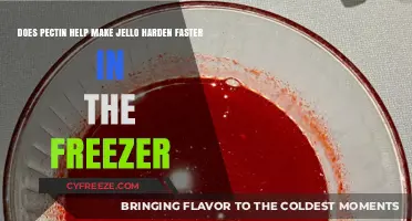 The Pectin Effect: Accelerating Jello's Freezer-Setting Process