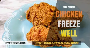 Popeyes Chicken: Freezing Tips for Optimal Flavor and Texture
