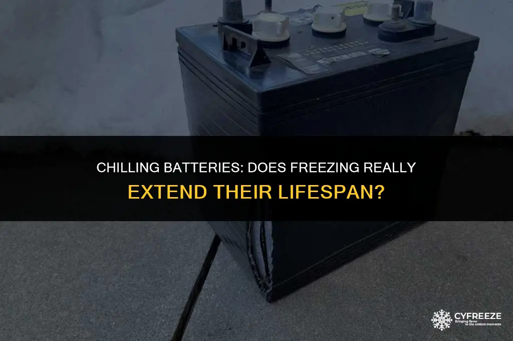 does putting batteries in freezer help