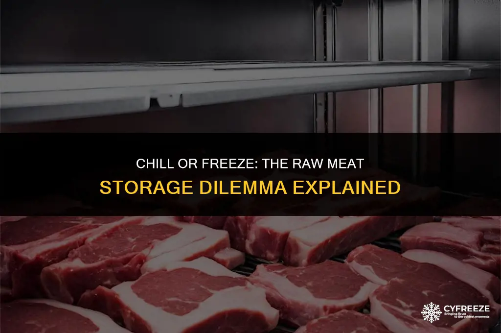 does raw meat go in the fridge or freezer