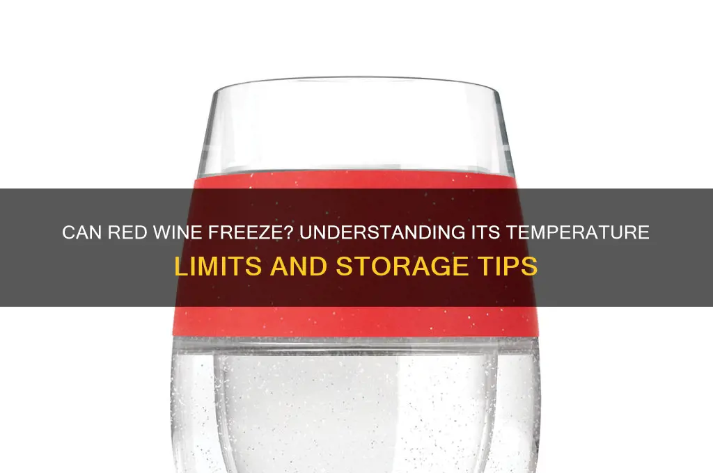 does red wine freeze temperature