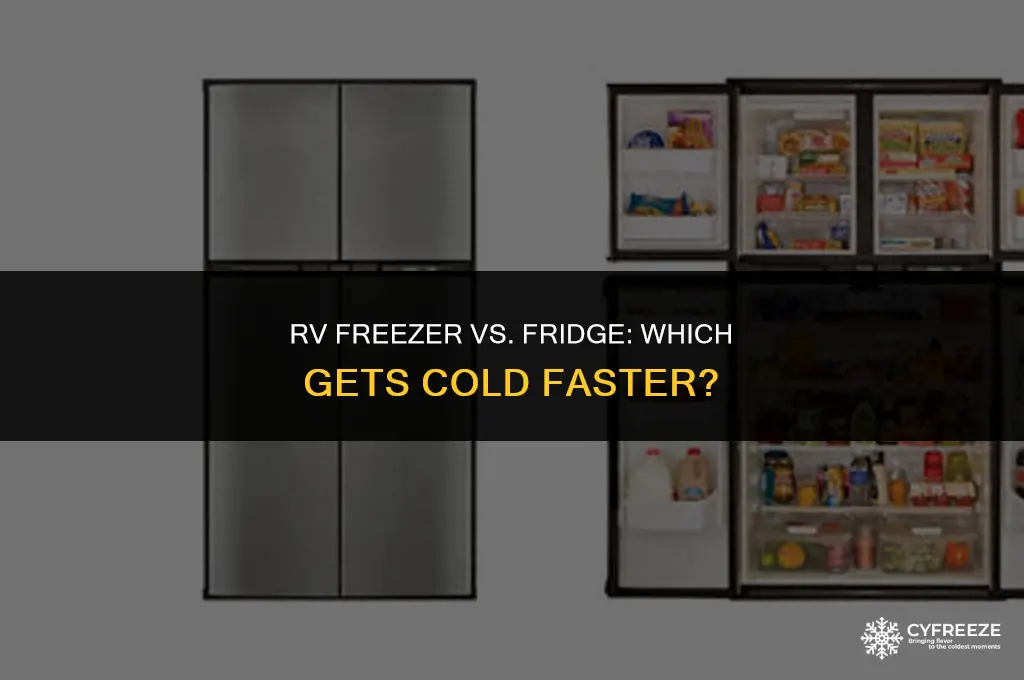 does rv freezer get cold before fridge