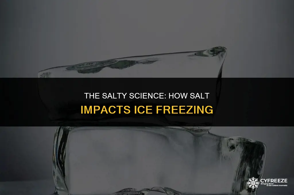 does salt affect the freezing process of ice