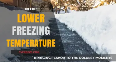 Salt's Impact: How It Lowers Freezing Temperature in Water