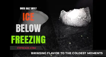 Chilling Science: How Salt Tackles Ice Below Freezing