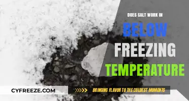 Does Salt Melt Ice Below Freezing? The Science Explained