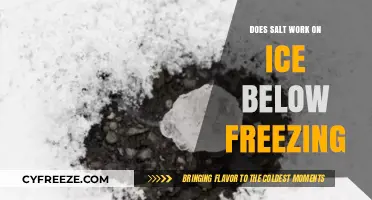 Chilling Science: How Salt Tackles Ice Below Freezing
