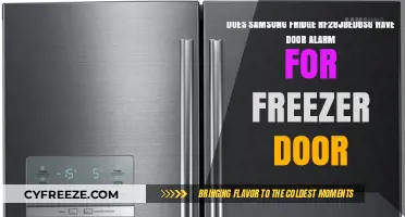 Samsung RF28JBEDBSG Fridge: Does It Feature a Freezer Door Alarm?