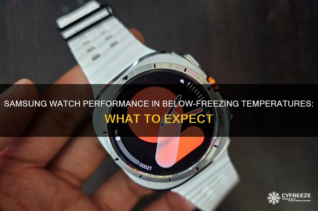 does samsung watch ok in below freezing temperatures