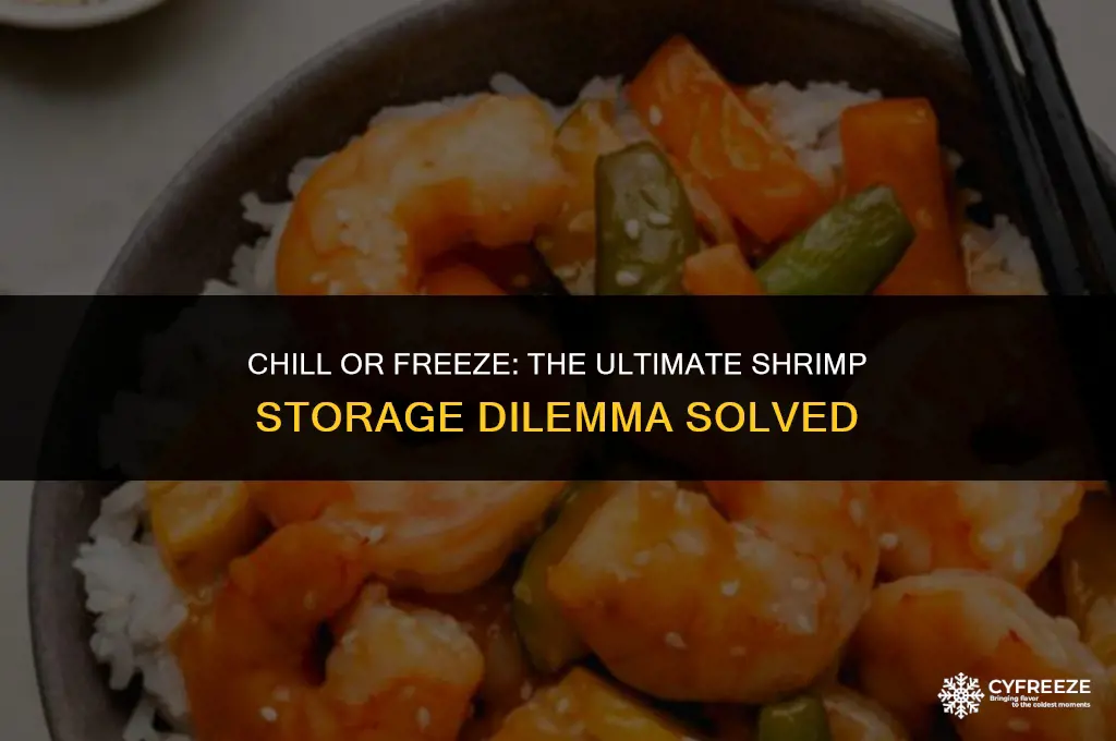 does shrimp go in the fridge or freezer