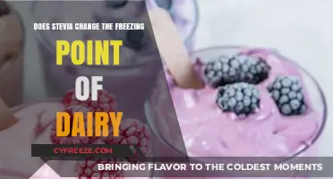Stevia's Impact on Dairy Freezing Point: A Sweet Science Explained