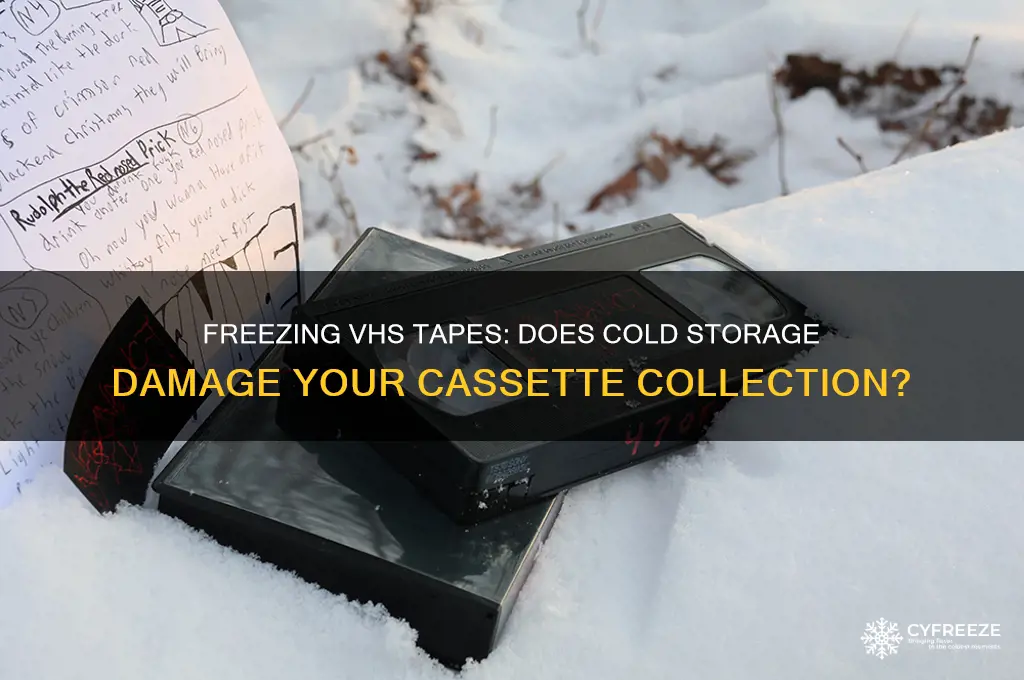 does storing vhs cassettes in freezing temperatures injured them