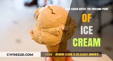 Sweet Science: How Sugar Impacts Ice Cream's Freezing Point