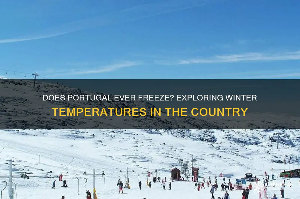 does temperature ever get below freezing in portugal