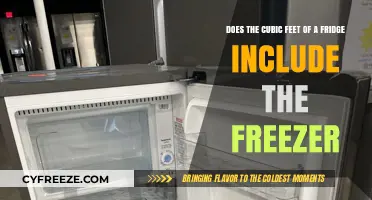 Understanding Fridge Capacity: Does Cubic Feet Include Freezer Space?