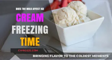 The Dairy Dilemma: How Milk Impacts Your Ice Cream's Freeze Time