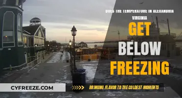 Alexandria, Virginia: How Often Does Temperature Drop Below Freezing?