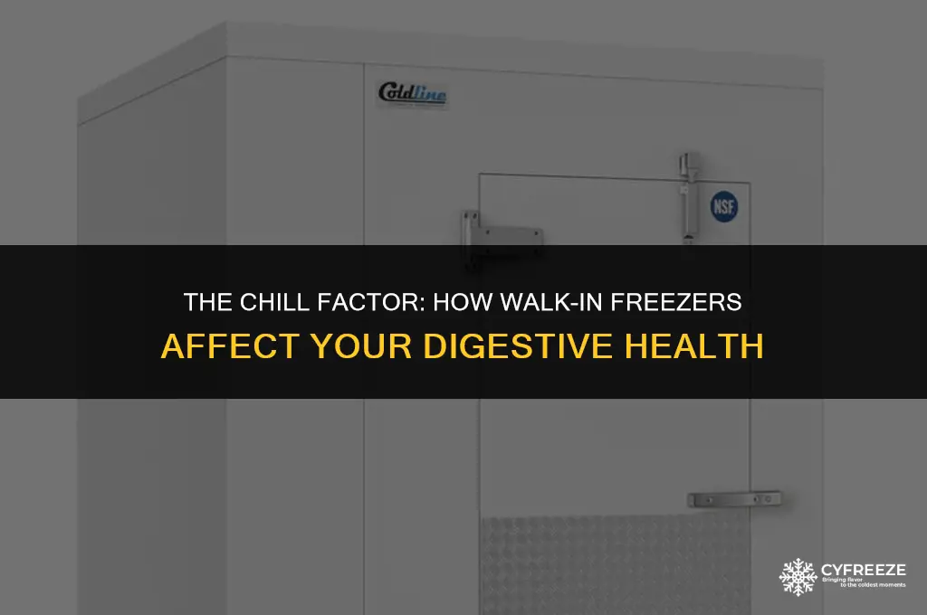 does the walk in freezer make your poop harder