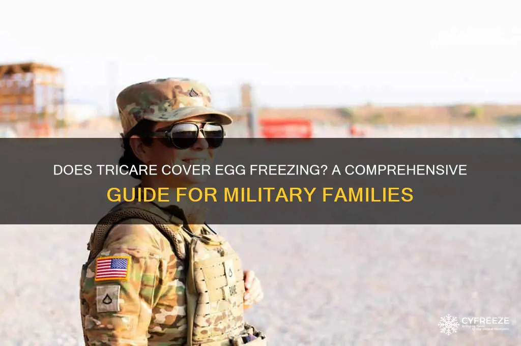 does tricare cover egg freezing