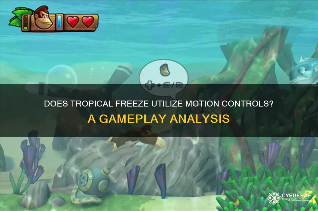 does tropical freeze use motion controls