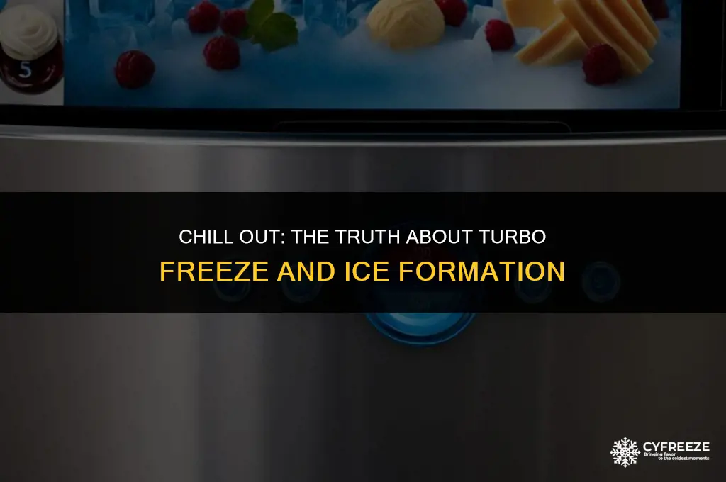 does turbo freeze make ice faster