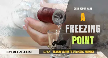 Vodka's Freezing Point: Unveiling the Science Behind the Chill