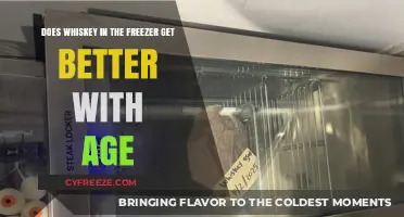 Whiskey in the Freezer: Does Aging Enhance Its Flavor?
