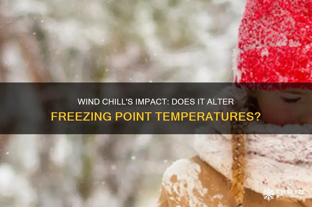 does wind chill affect freezing point