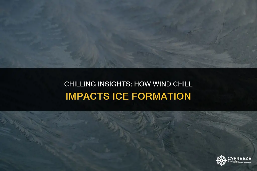 does wind chill affect ice freezing
