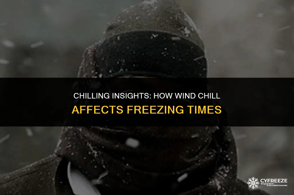does wind chill make things freeze faster